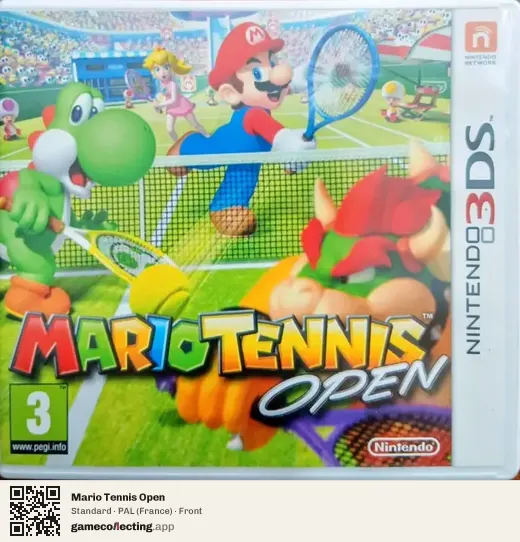 Mario Tennis Open Nintendo 3DS, France box front