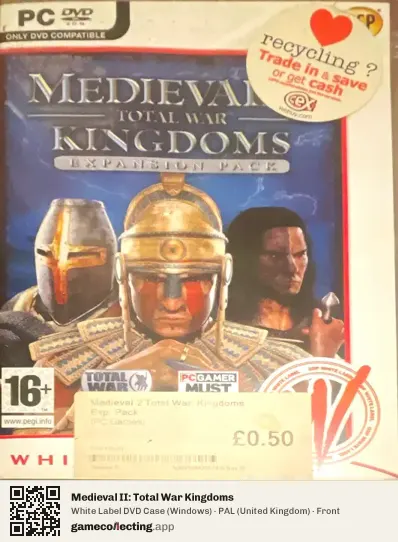 Medieval II: Total War Kingdoms Computer, United Kingdom box front