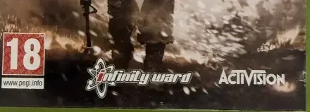 Call of Duty: Modern Warfare 2, the PEGI square on its front