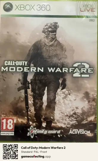 Call of Duty: Modern Warfare 2 Xbox 360, PAL box front