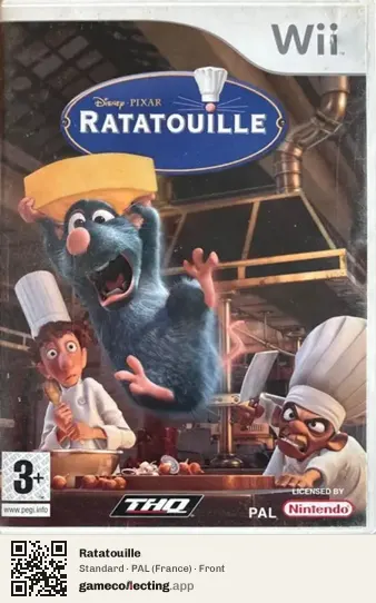 Ratatouille Nintendo Wii, France box front