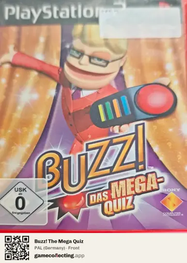Buzz! The Mega Quiz PlayStation 2, Germany box front