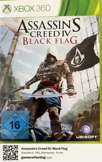 Assassin's Creed IV: Black Flag Xbox 360, Germany box front