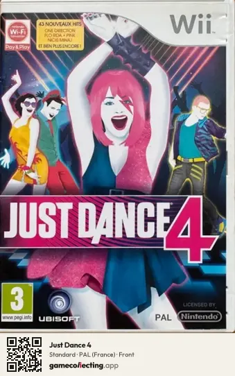 Just Dance 4 Nintendo Wii, France box front