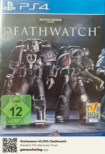Warhammer 40,000: Deathwatch PlayStation 4, Germany box front