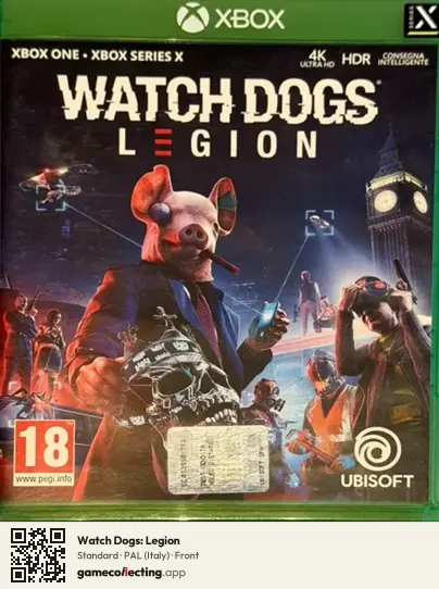 Watch Dogs: Legion Xbox One, Italy box front
