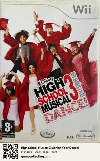 High School Musical 3: Senior Year Dance! Nintendo Wii, France box front