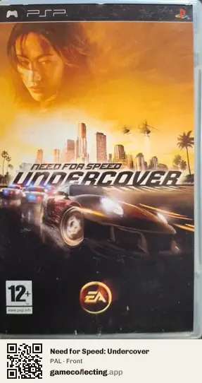 Need for Speed: Undercover PlayStation Portable, PAL box front