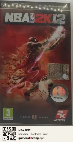NBA 2K12 PlayStation Portable, Italy box front