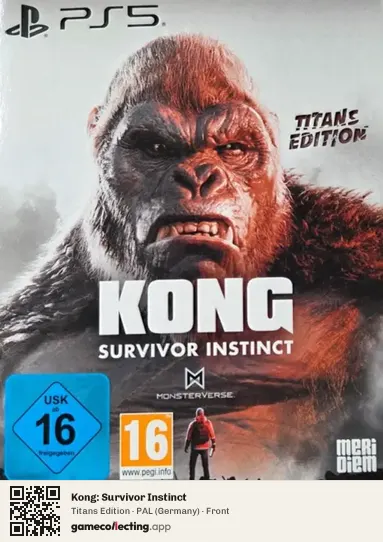 Kong: Survivor Instinct PlayStation 5, Germany box front