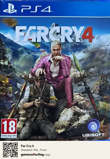 Far Cry 4 PlayStation 4, PAL box front
