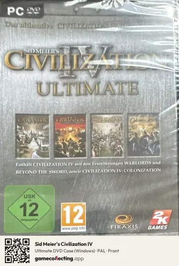 Sid Meier's Civilization IV Computer, PAL box front