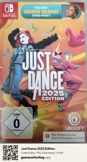 Just Dance 2025 Edition Nintendo Switch, Germany box front