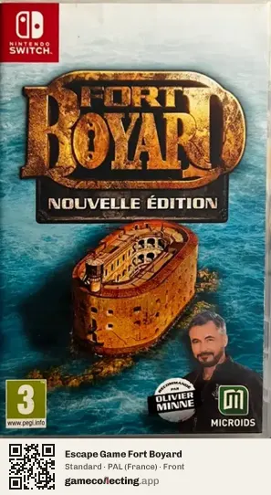 Escape Game Fort Boyard Nintendo Switch, France box front