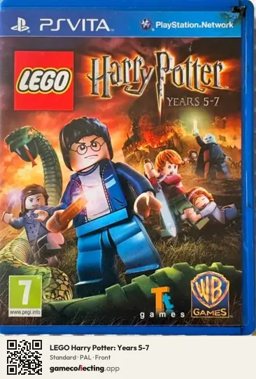 LEGO Harry Potter: Years 5-7 PlayStation Vita, PAL box front