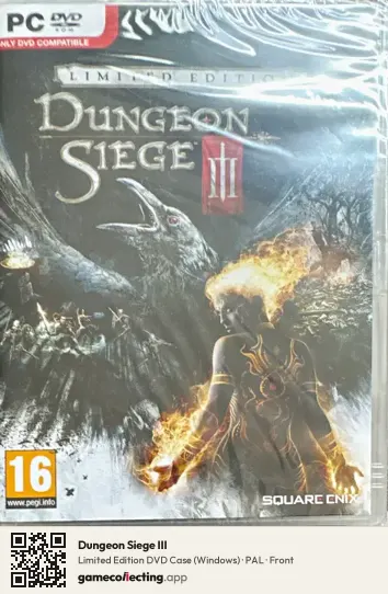 Dungeon Siege III Computer, PAL box front