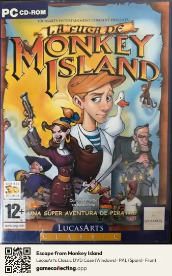 Escape from Monkey Island Computer, Spain box front
