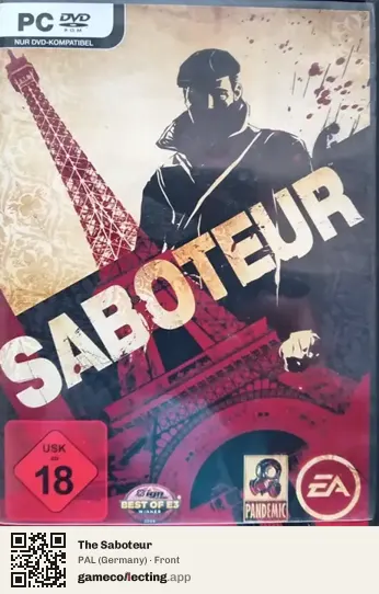 The Saboteur Computer, Germany box front