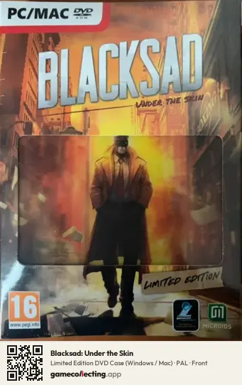 Blacksad: Under the Skin Computer, PAL box front