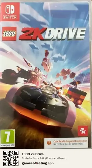 LEGO 2K Drive Nintendo Switch, France box front