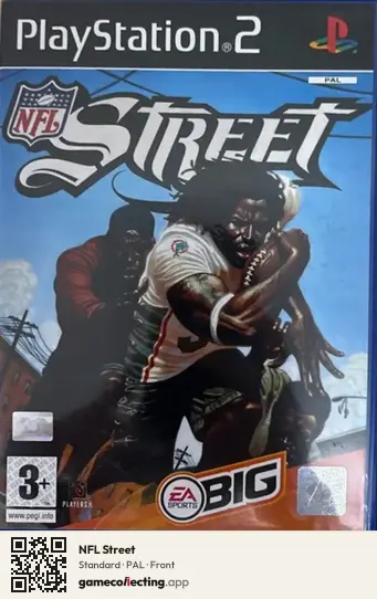 NFL Street PlayStation 2, PAL box front