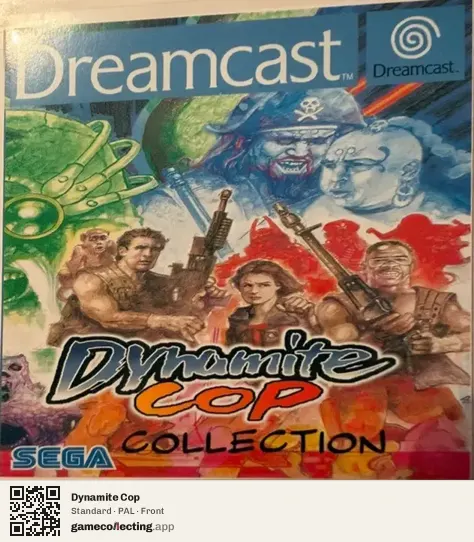 Dynamite Cop Sega Dreamcast, PAL box front
