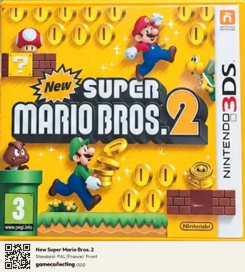 New Super Mario Bros. 2 Nintendo 3DS, France box front