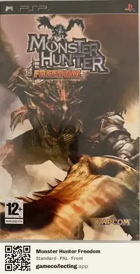 Monster Hunter Freedom PlayStation Portable, PAL box front
