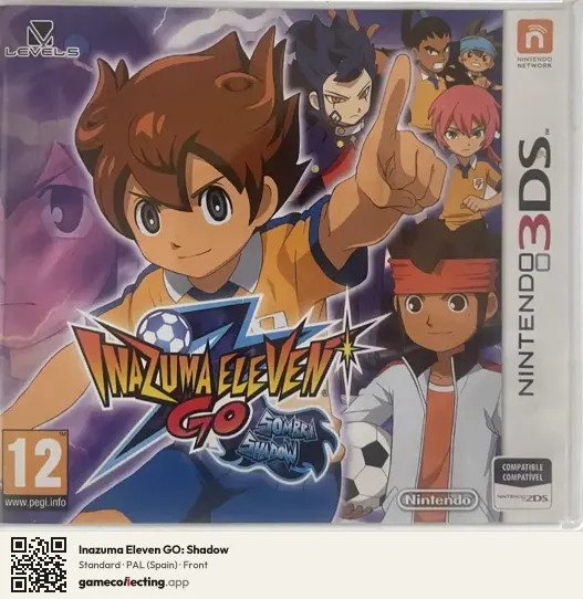 Inazuma Eleven GO: Shadow Nintendo 3DS, Spain box front