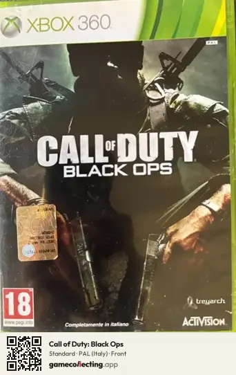 Call of Duty: Black Ops Xbox 360, Italy box front