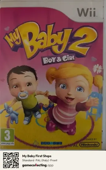 My Baby First Steps Nintendo Wii, Italy box front