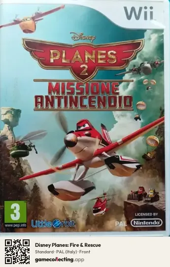 Disney Planes: Fire & Rescue Nintendo Wii, Italy box front