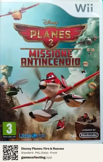 Disney Planes: Fire & Rescue Nintendo Wii, Italy box front