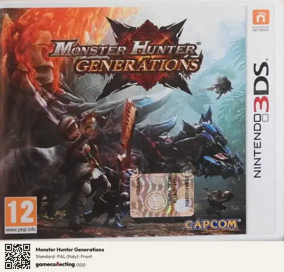 Monster Hunter Generations Nintendo 3DS, Italy box front