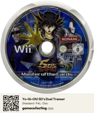 Yu-Gi-Oh! 5D's Duel Transer Nintendo Wii, PAL disc