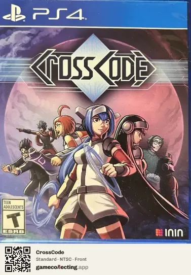 CrossCode PlayStation 4, NTSC box front
