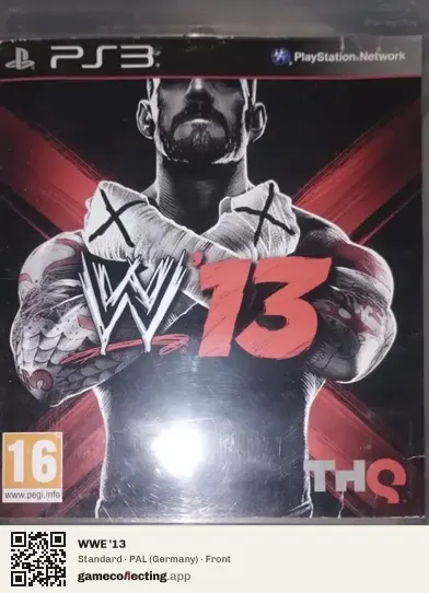 WWE '13 PlayStation 3, Germany box front