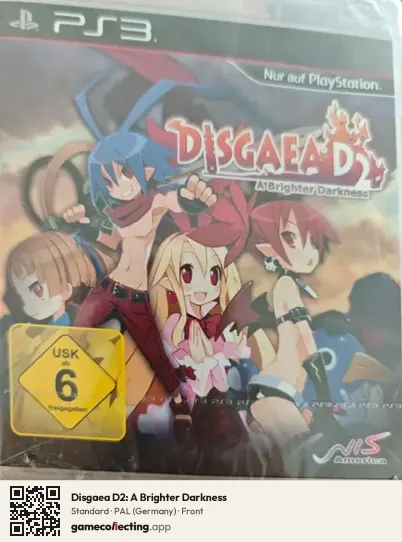 Disgaea D2: A Brighter Darkness PlayStation 3, Germany box front