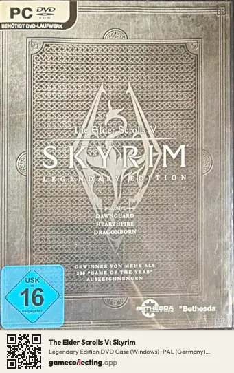 The Elder Scrolls V: Skyrim Computer, Germany box front