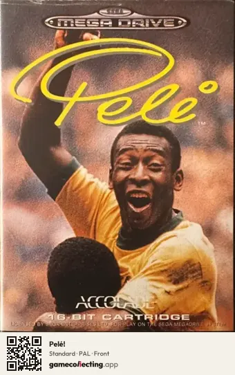 Pelé! Sega Mega Drive / Genesis, PAL box front
