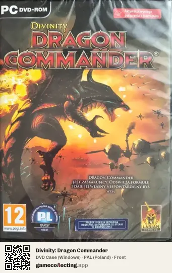 Divinity: Dragon Commander Computer, Poland box front