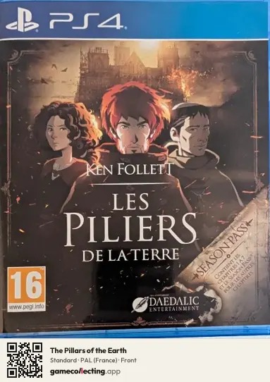The Pillars of the Earth PlayStation 4, France box front