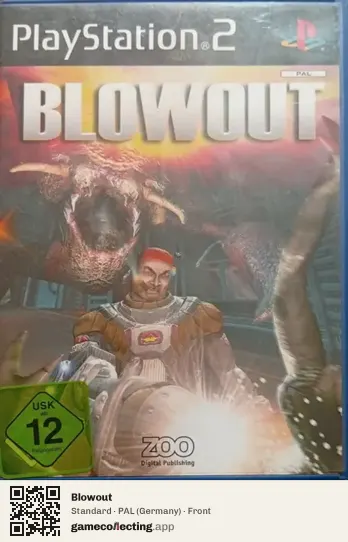 Blowout PlayStation 2, Germany box front