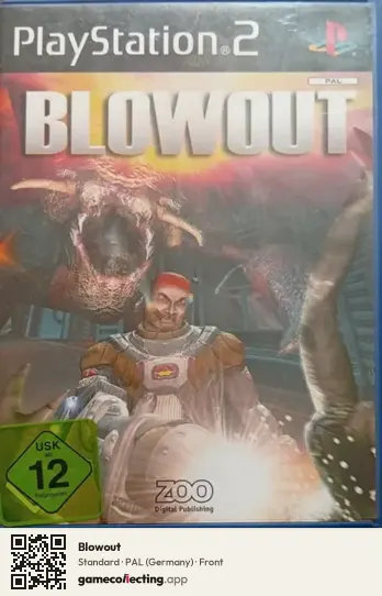 Blowout PlayStation 2, Germany box front