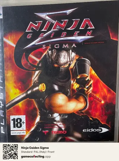 Ninja Gaiden Sigma PlayStation 3, Italy box front