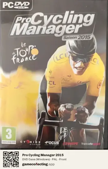 Pro Cycling Manager 2015 Computer, PAL box front