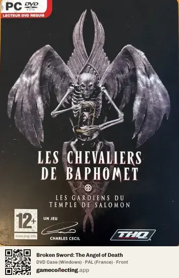 Broken Sword: The Angel of Death Computer, France box front