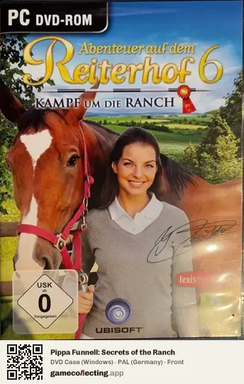 Pippa Funnell: Secrets of the Ranch Computer, Germany box front