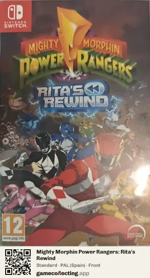 Mighty Morphin Power Rangers: Rita's Rewind Nintendo Switch, Spain box front