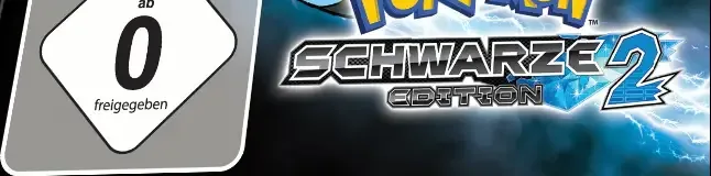 Pokémon Black Version 2, the USK square on its front